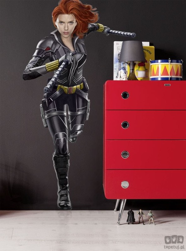Naklejki ścienne Black Widow Run 14749h