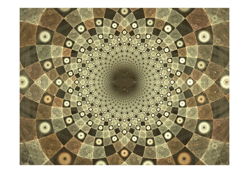 Fototapeta - Brown mosaic