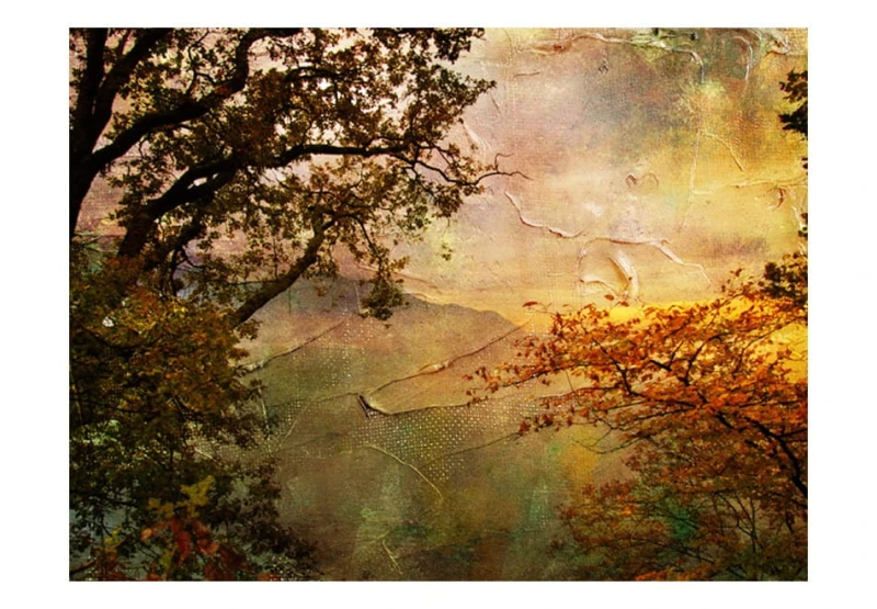 Fototapeta - Painted autumn