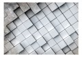 Fototapeta - Szare tło 3D