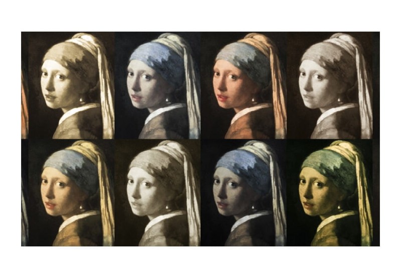 Fototapeta - Dziewczyna z perłą (Pop art)