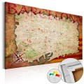 Obraz na korku - Mapa Barcelony  [Mapa korkowa]