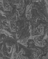 Tapeta winylowa na flizelinie w czarno-szary marmur