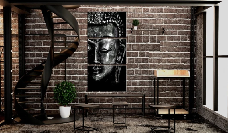 Obraz - Szary Budda