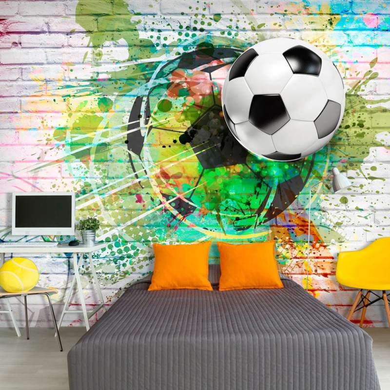Fototapeta - Kolorowy football
