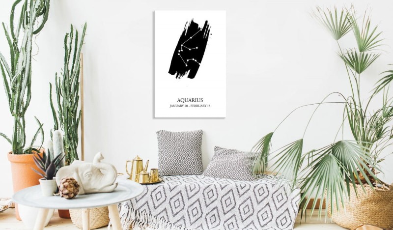 Obraz - Znaki zodiaku: Wodnik (1-częściowy) pionowy