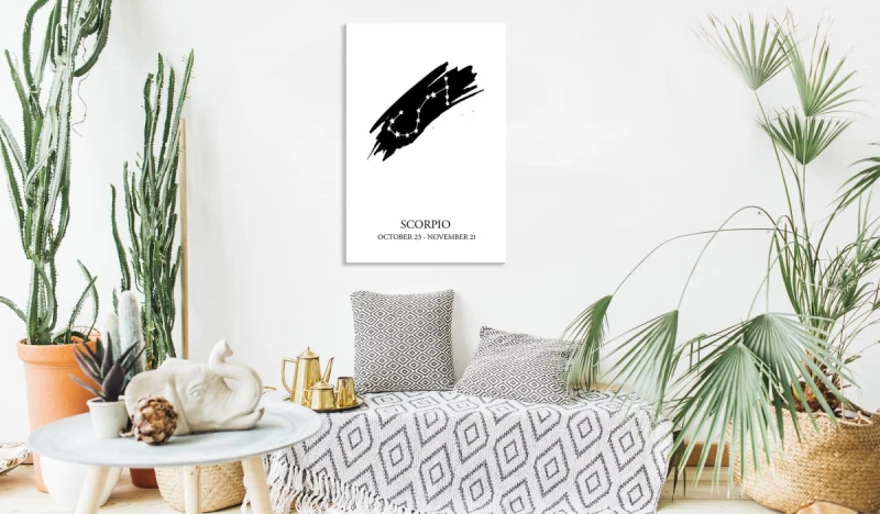 Obraz - Znaki zodiaku: Skorpion (1-częściowy) pionowy