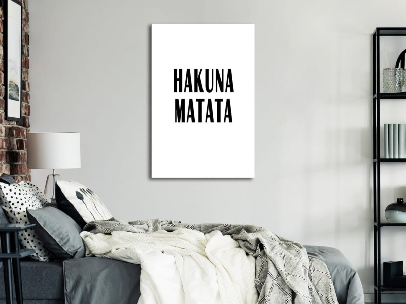 Obraz - Hakuna Matata (1-częściowy) pionowy