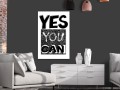 Obraz - Yes you can (1-częściowy) pionowy