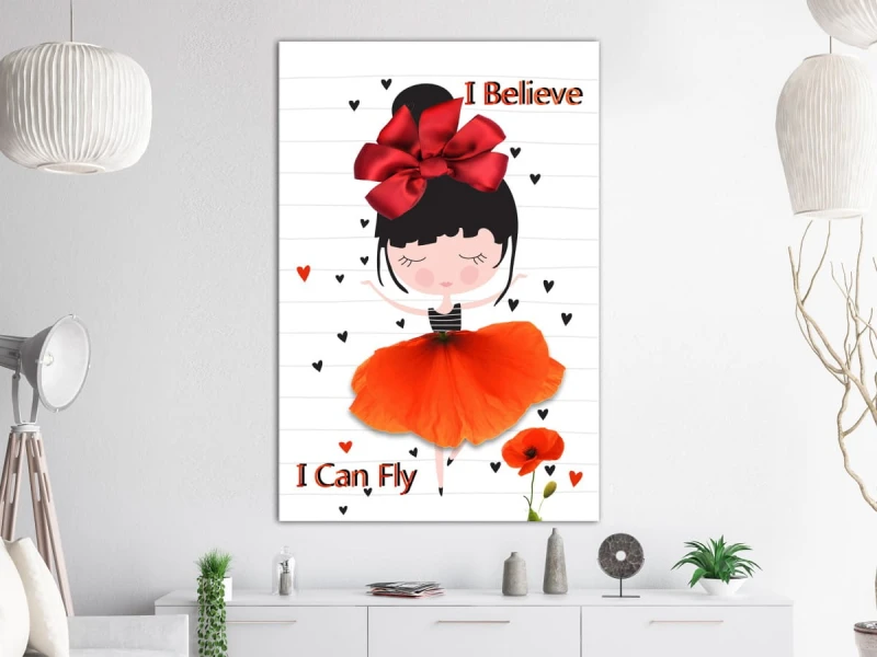 Obraz - I believe I can fly (1-częściowy) pionowy