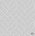 Szara tapeta winylowa na flizelinie w wzór geometryczny 3D