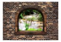 Fototapeta samoprzylepna - Kamienne okno: Wodospady