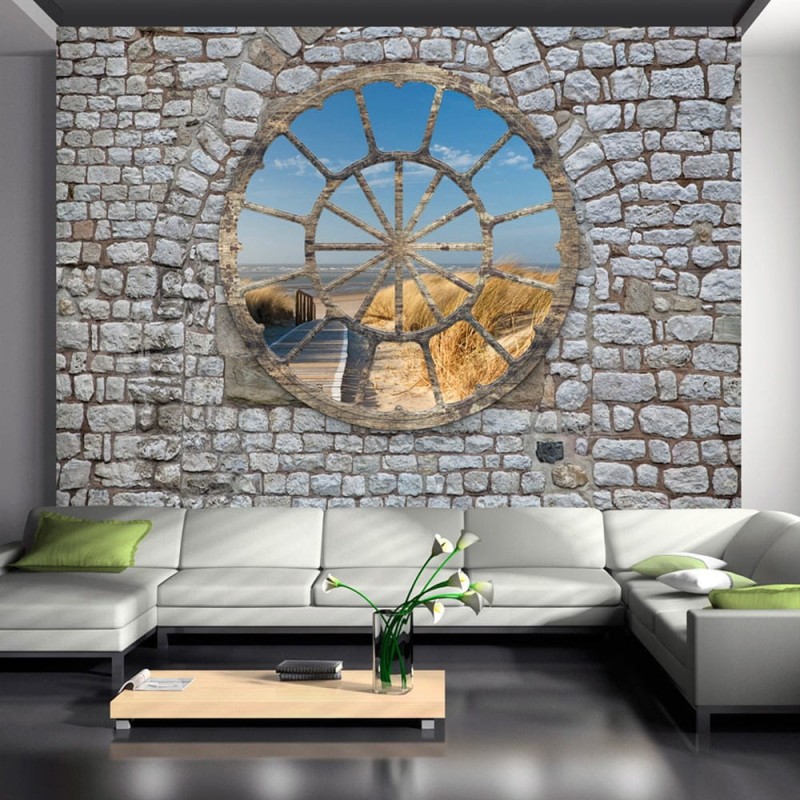 Fototapeta samoprzylepna - Za murem