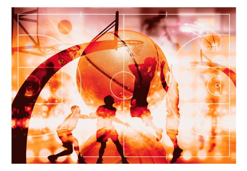 Fototapeta samoprzylepna - Mój sport: Koszykówka