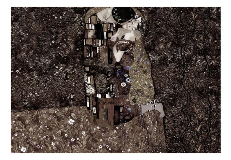 Fototapeta - Klimt inspiracja - Wspomnienie czułości
