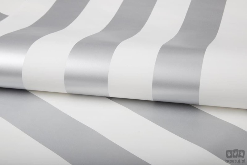 Tapeta papierowa z motywem klasycznych pionowych pasów
