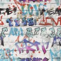 Tapeta papierowa z motywem graffiti w amerykańskim stylu