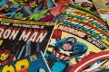 Tapeta papierowa ze wzorem w komiksy