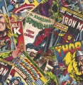 Tapeta papierowa ze wzorem w komiksy