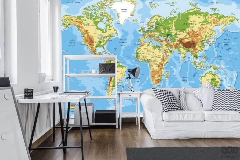 Fototapeta Mapa świata