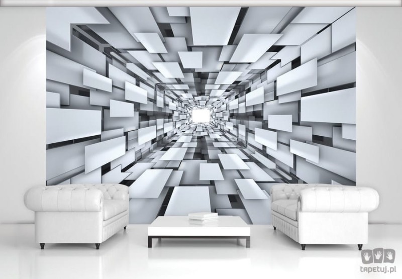 Fototapeta korytarz 3D