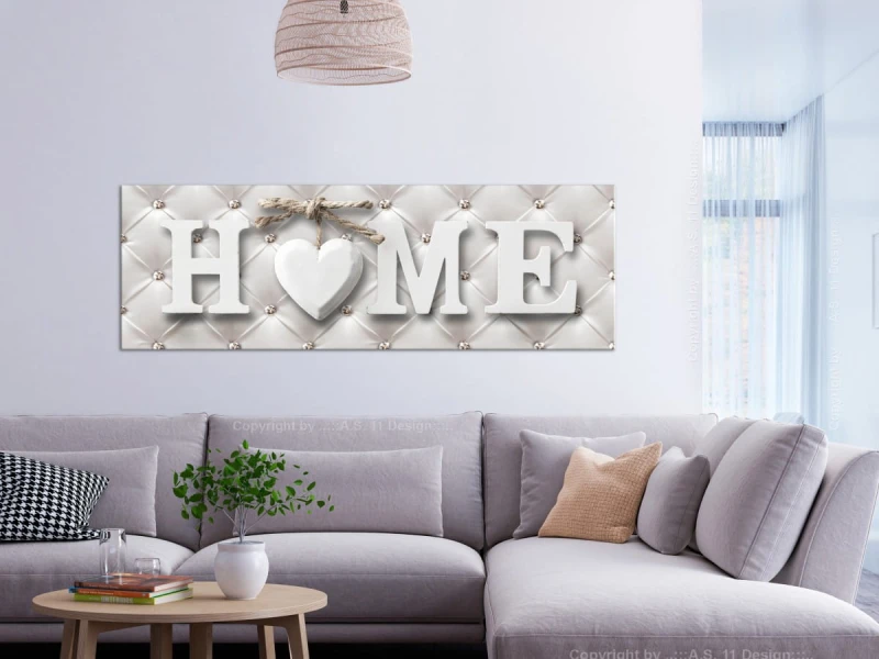 Obraz - Pikowane home (1-częściowy) wąski