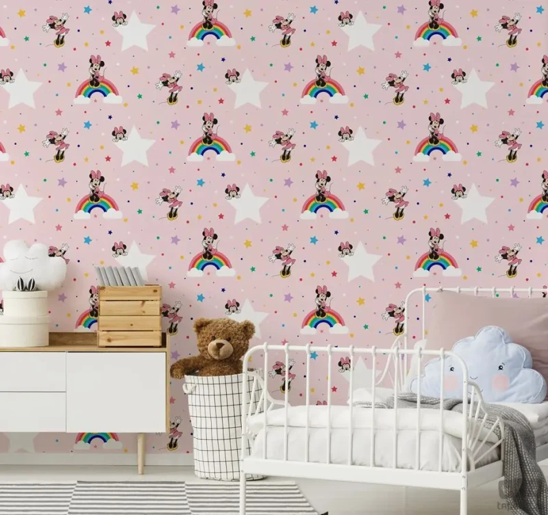 Tapeta papierowa z motywem Myszki Mini