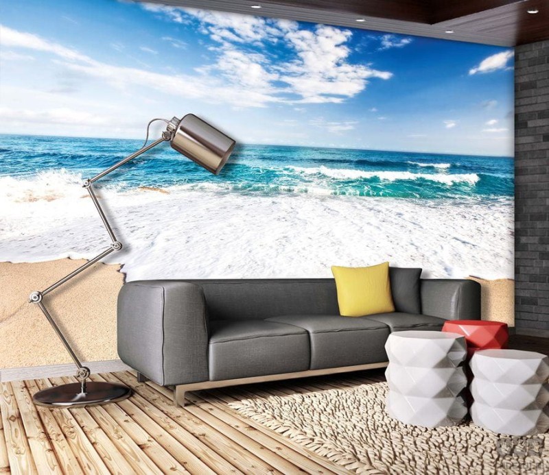 Fototapeta plaża i fale