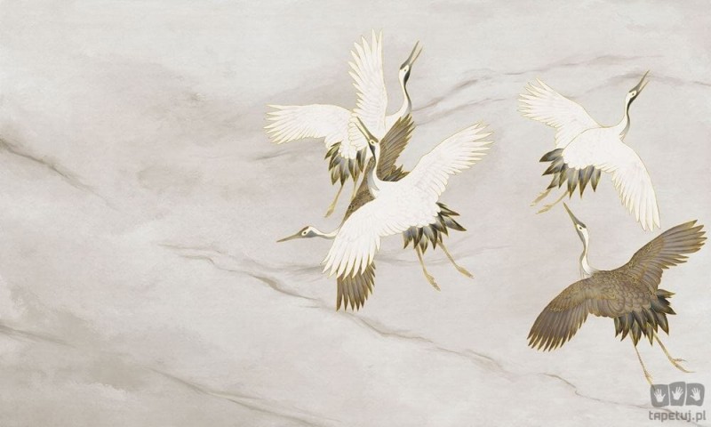 Fototapeta na wymiar Ivory Tsuru