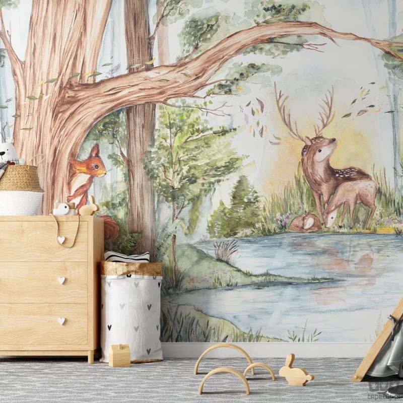Fototapeta Deer Friends