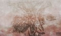 Fototapeta na wymiar Rust Ombre Flower