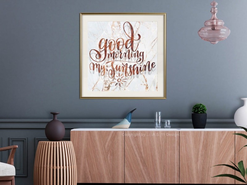 Plakat - Dzień dobry (kwadratowy)