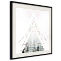 Plakat - Ośnieżony szczyt (kwadratowy)