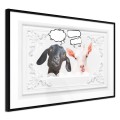 Plakat - Rozmowa dwóch kóz