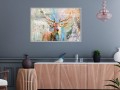 Plakat - Pastelowy jeleń