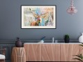 Plakat - Pastelowy jeleń
