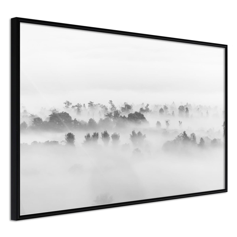 Plakat - Mgła nad lasem