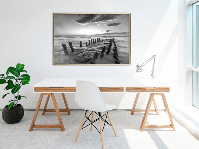 Plakat - Stary falochron