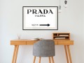 Plakat - Prada (biały)