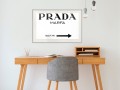 Plakat - Prada (biały)