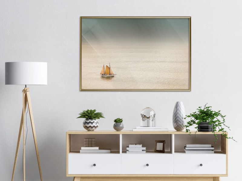 Plakat - Samotny rejs