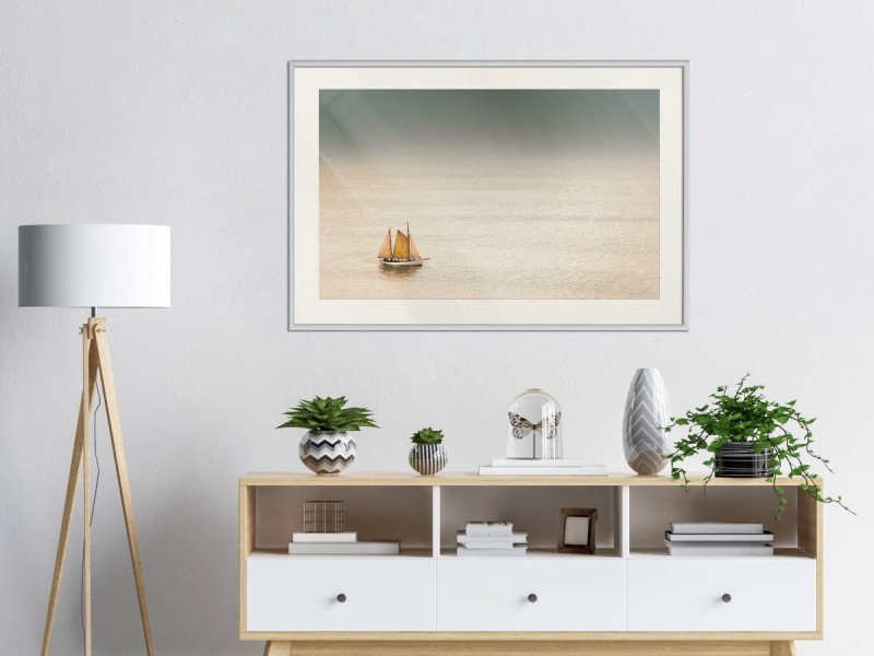 Plakat - Samotny rejs