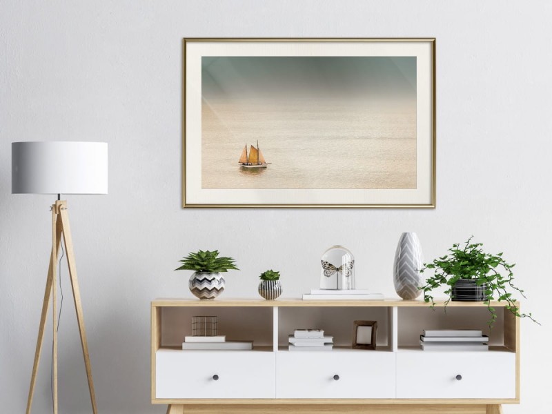 Plakat - Samotny rejs