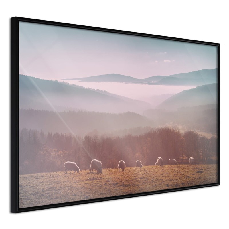 Plakat - Górskie pastwisko