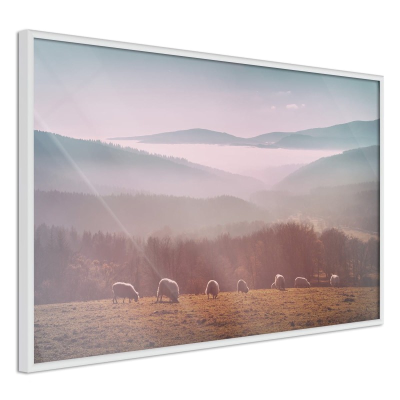 Plakat - Górskie pastwisko