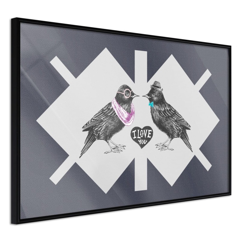 Plakat - Ptasia miłość
