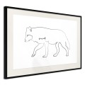 Plakat - Wilk szary