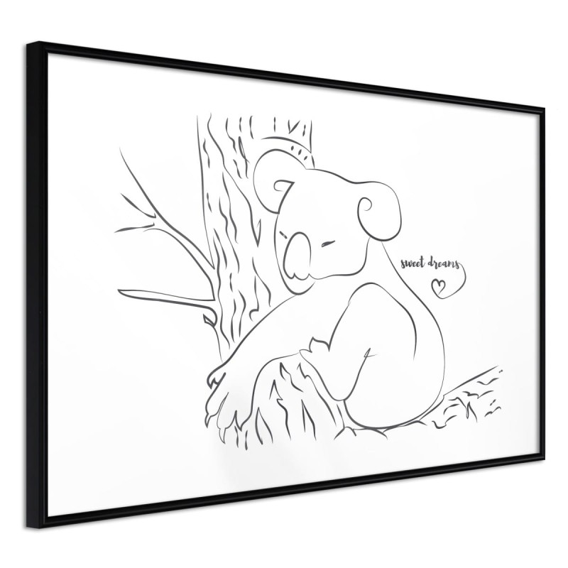 Plakat - Odpoczywający koala
