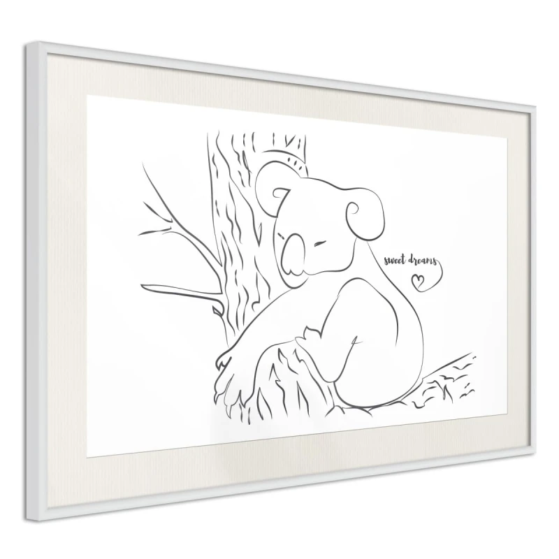 Plakat - Odpoczywający koala