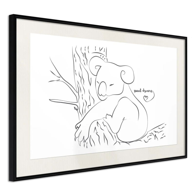 Plakat - Odpoczywający koala